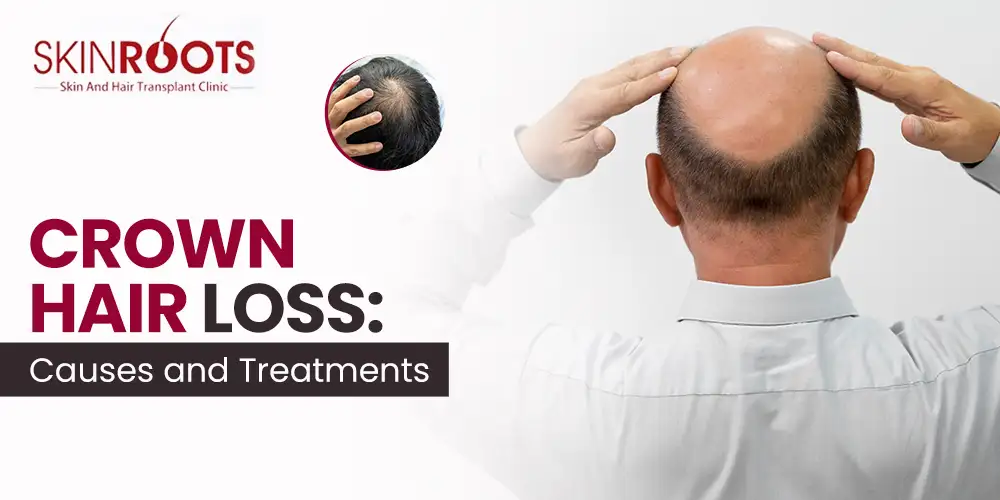 Crown hair loss: causes and treatments